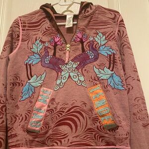 Custo Barcelona rare embroidered hoodie size 3 Medium